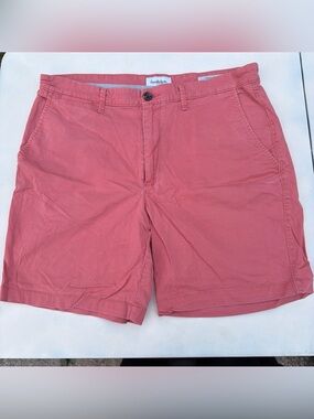 Goodfellow & Co Men's Coral Pink Flat-Front Chino Shorts